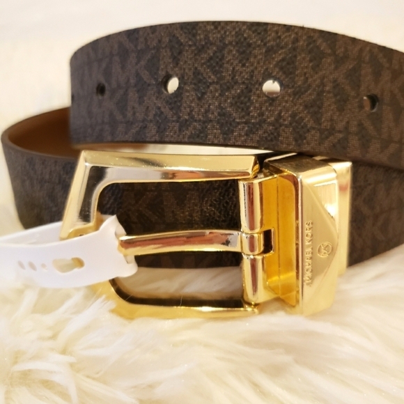 MICHAEL Michael Kors Accessories - Michael Kors Reversible Genuine Leather Belt